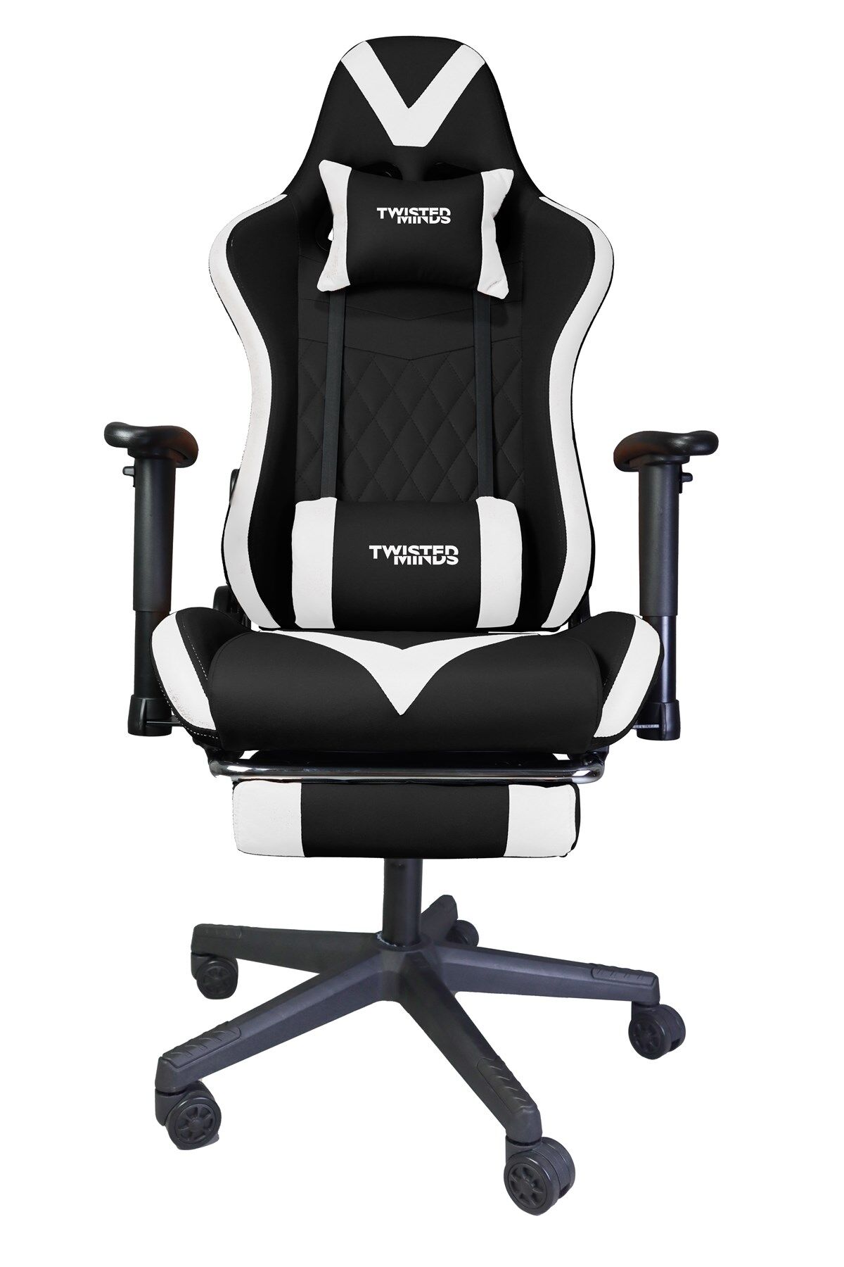 TWISTED MINDS TM8250-NW COMFORT E-SPOR OYUNCU KOLTUĞU - SİYAH / BEYAZ
