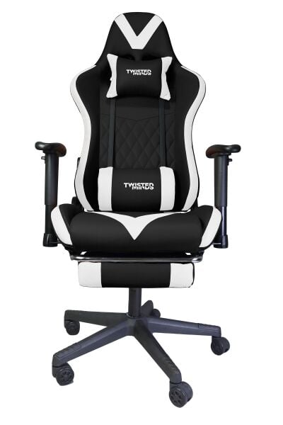TWISTED MINDS TM8250-NW COMFORT E-SPOR OYUNCU KOLTUĞU - SİYAH / BEYAZ