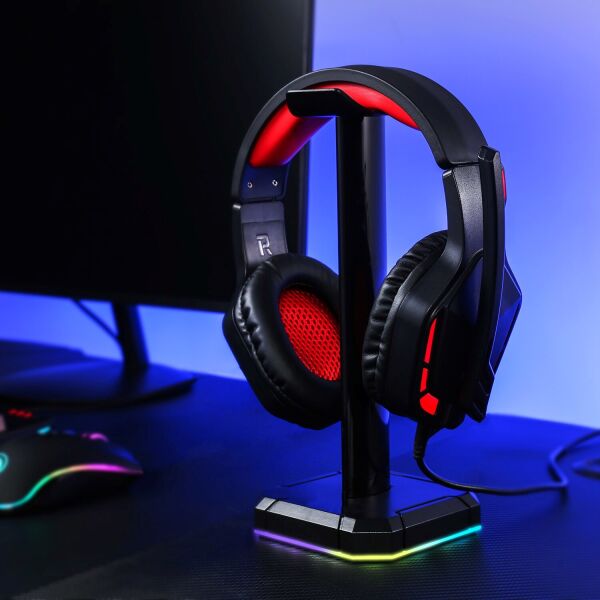 Redragon H220 Themis Mikrofonlu Led Işıklı Siyah Oyuncu Kulaklığı