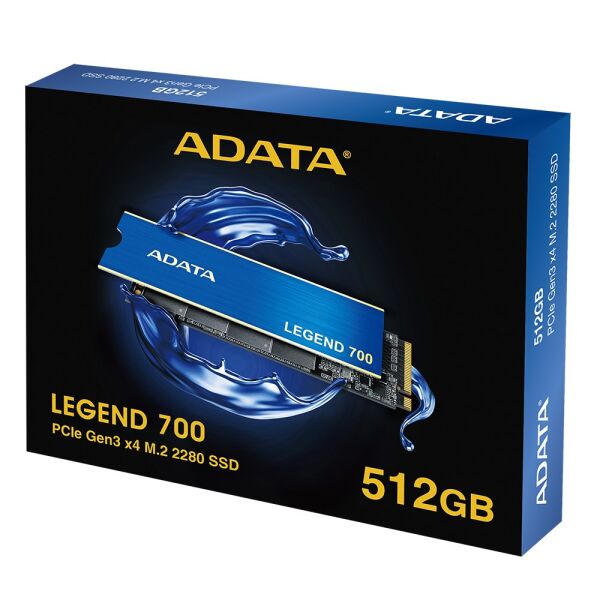 A-Data LEGEND 700 512 GB NVMe Gen3 x4  2000MB\s 1600MB\s SSD Disk ALEG-700-512GB