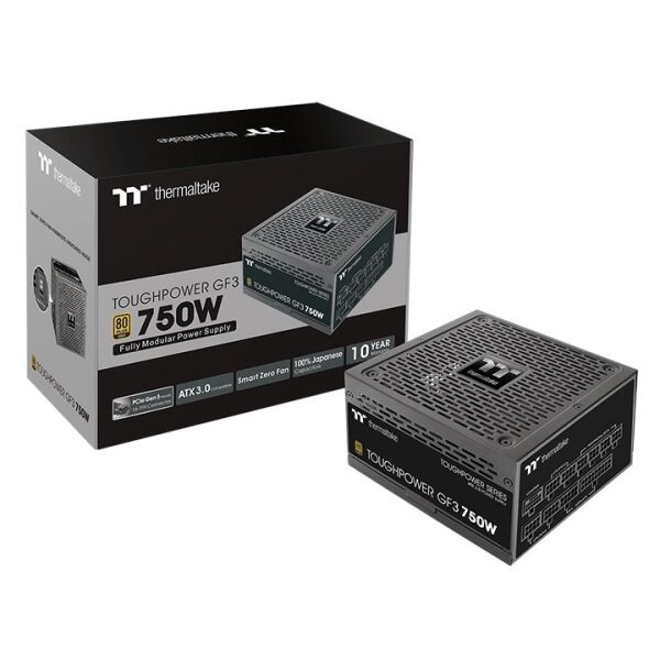 Thermaltake Toughpower GF3 750W 80+ Gold PCIe Gen 5.0, ATX 3.0 Full Modüler 14cm Güç Kaynağı PS-TPD-0750FNFAGx-4