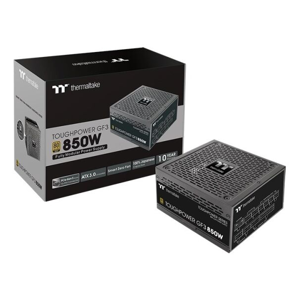 Thermaltake Toughpower GF3 850W 80+ Gold PCIe Gen 5.0, ATX 3.0 Full Modüler 14cm Güç Kaynağı PS-TPD-0850FNFAGx-4