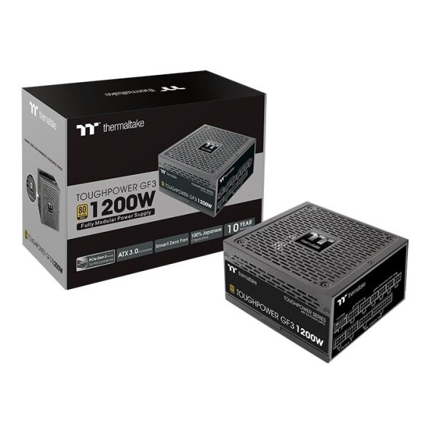 Thermaltake Toughpower GF3 1200W 80+ Gold PCIe Gen 5.0, ATX 3.0, Full Modüler 14cm Güç Kaynağı PS-TPD-1200FNFAGx-4