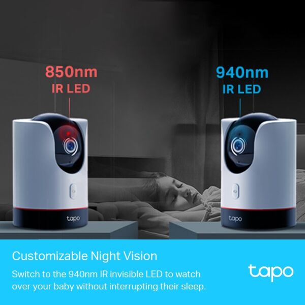 TP-Link Tapo C225 2K QHD Gece Görüşlü 512 GB Micro SD Destekli Wi-Fi Güvenlik Kamerası