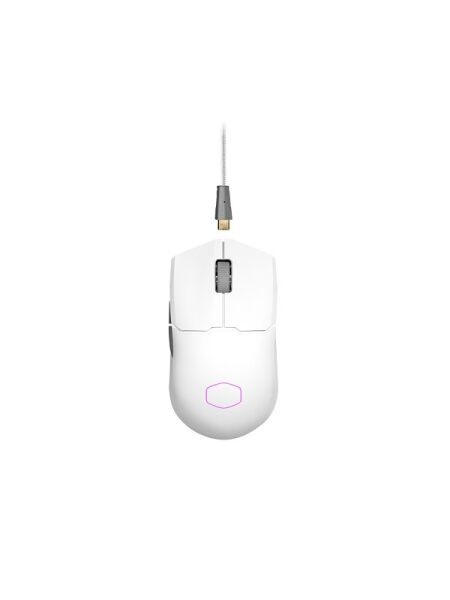 COOLER MASTER MM712 58GR KABLOSUZ 2.4G/BT ULTRA HAFİF BEYAZ RGB OYUNCU MOUSE