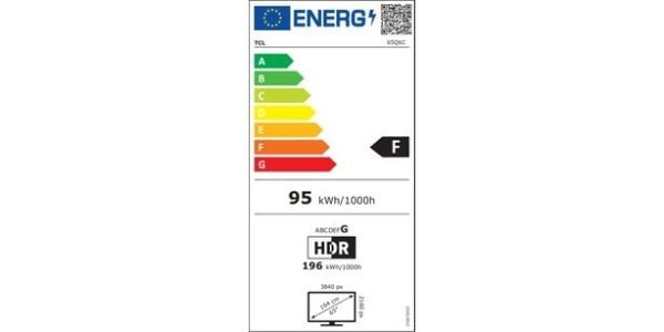 TCL 65Q6CGTV 4K QD-MINI LED 65'' 144HZ GOOGLE TV