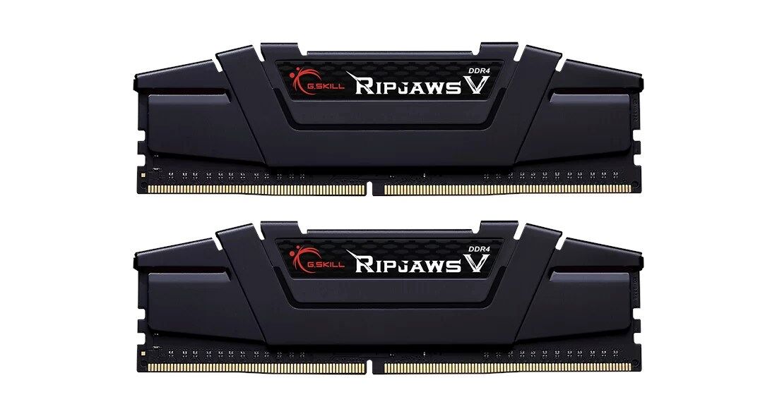 GSKILL RipjawsV 16GB (2X8GB) DDR4-3600Mhz CL16 1.35V F4-3600C16D-16GVKC Dual Kit Ram