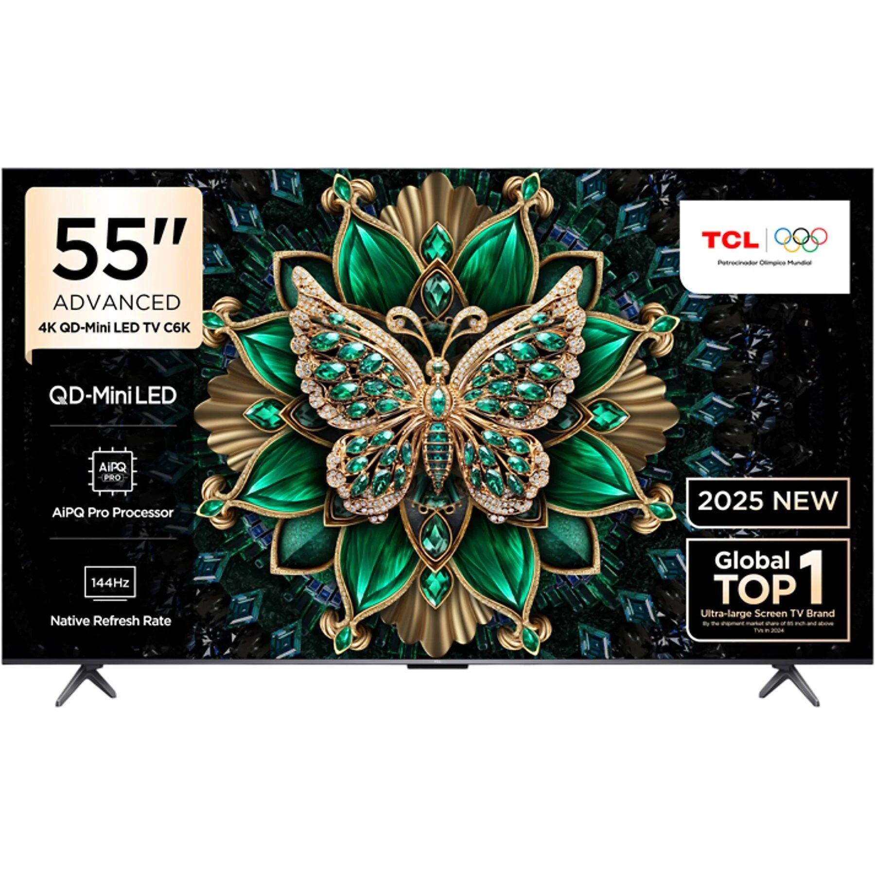 TCL 55C6K 4K UHD QD-MINILED 55'' 144HZ GOOGLE TV
