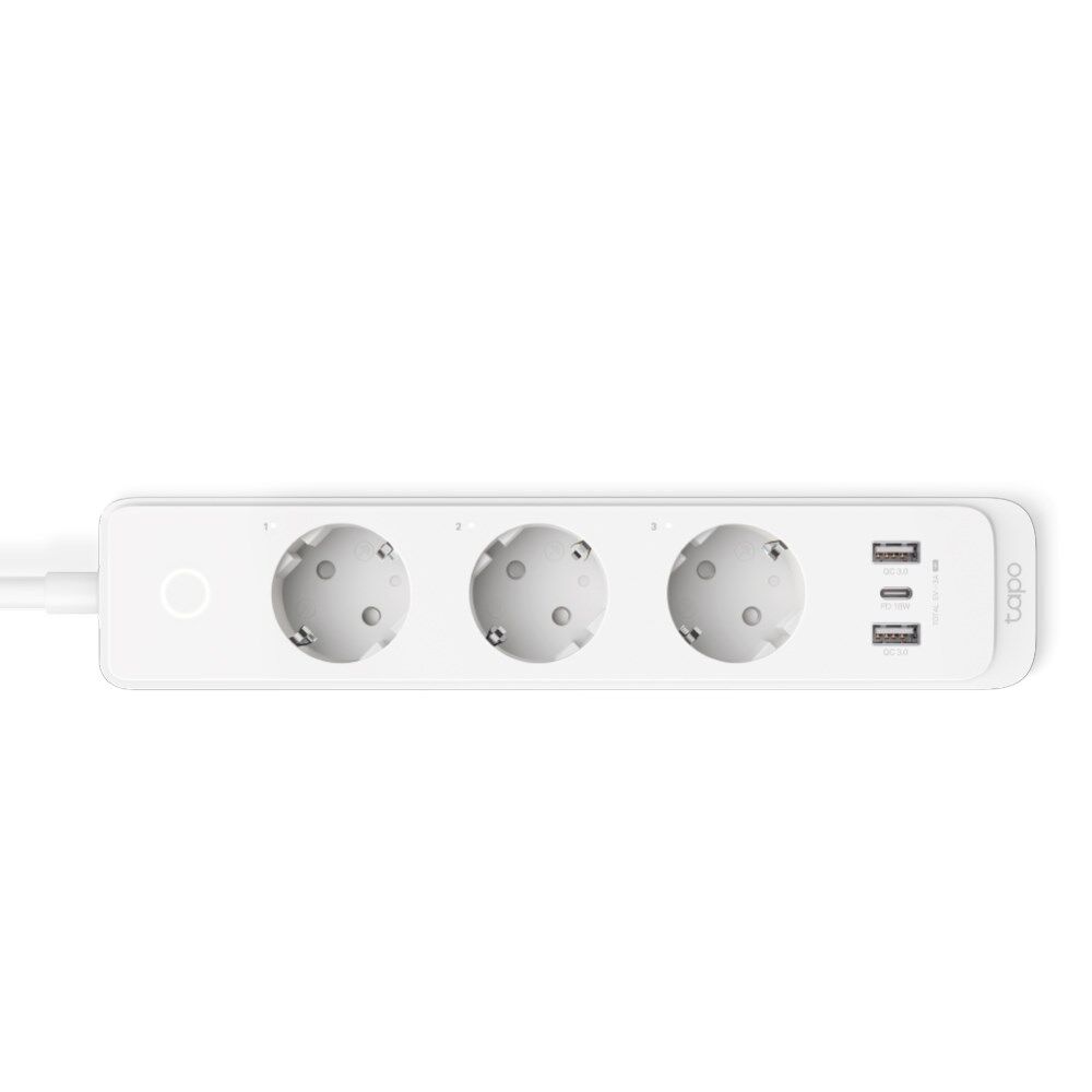 TP-Link Tapo P300  3'lü Priz  1,5m Kablolu 2 Usb Şarj'lı Akıllı Wi-Fi Priz