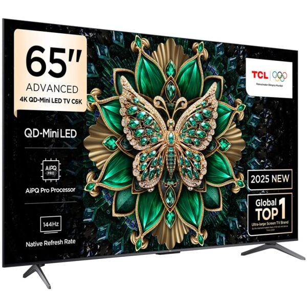 TCL 65C6K 4K UHD QD-MINILED 65'' 144HZ GOOGLE TV