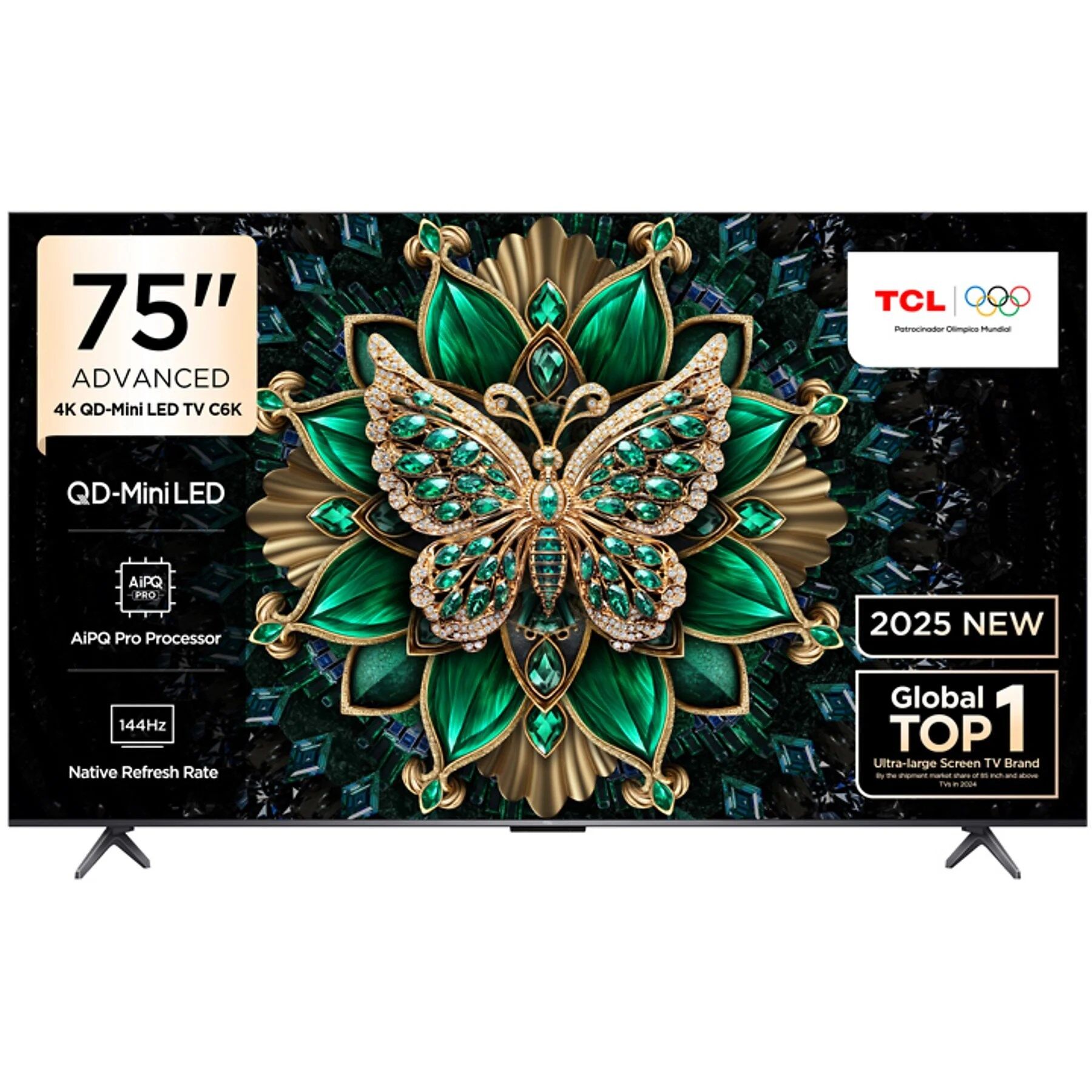 TCL 75C6K 4K UHD QD-MINILED 75'' 144HZ GOOGLE TV