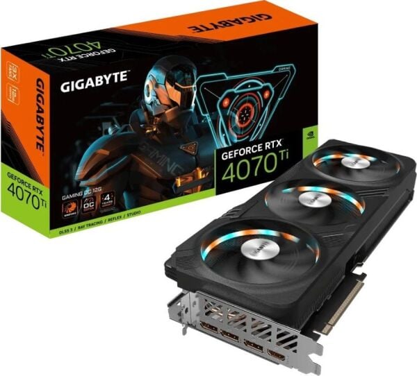 GIGABYTE VGA NVIDIA 12GB GDDR6X RTX4070TI GAMING OC GV-N407TGAMING OC-12GD 192BIT/3XDP/1XGDMI/3XFAN