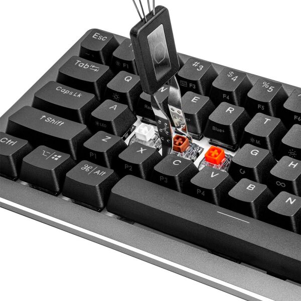 COOLER MASTER CK720 RGB KALIH BEYAZ SWITCH MEKANİK %65 GAMING OYUNCU KLAVYE